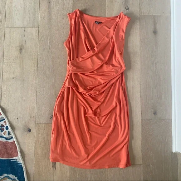 strapless open back dress Dress Socks / Orange